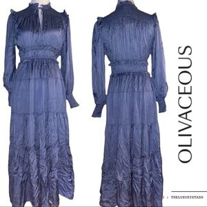⚫️ OLIVACEOUS vintage style dress longsleeves​​​​​​